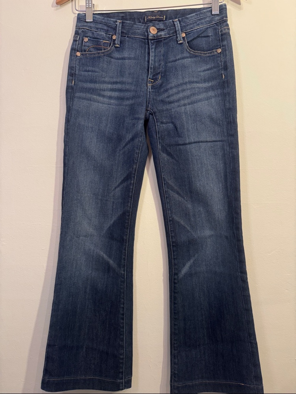 Fidelity Denim Dark Blue Flare Jeans